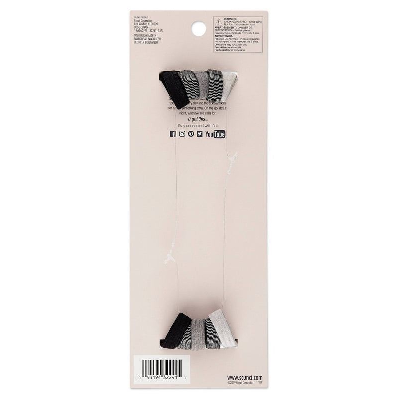 scunci No Slip Headwraps with 3 Bonus Elastics - 5ct