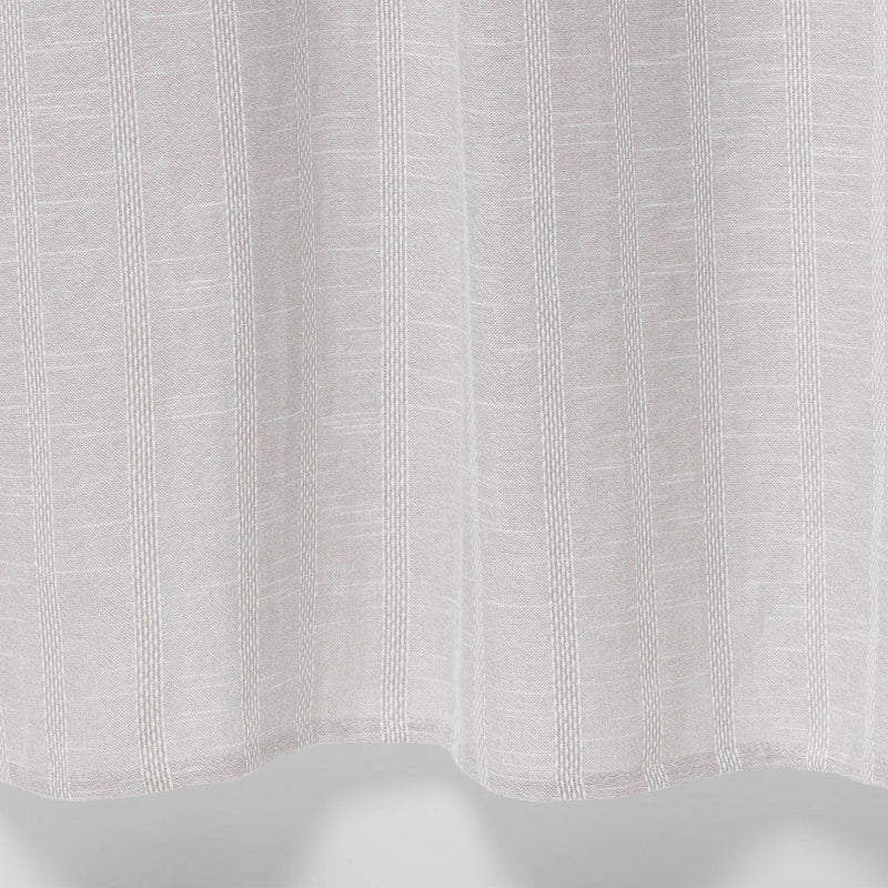 Tonal Striped Shower Curtain Gray - Threshold