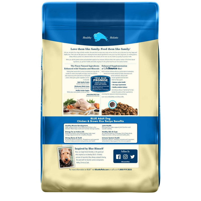 Blue Buffalo Life Protection Chicken & Brown Rice Recipe Adult Dry Dog Food - 24lbs (LOCAL PICKUP ONLY)