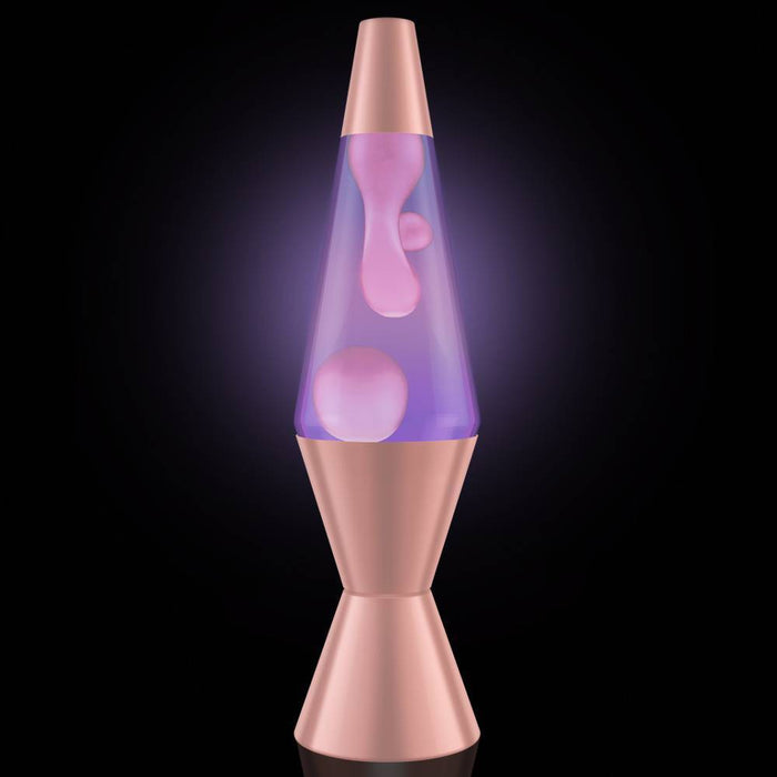 14.5" Lava Lamp Rose Gold - LAVA