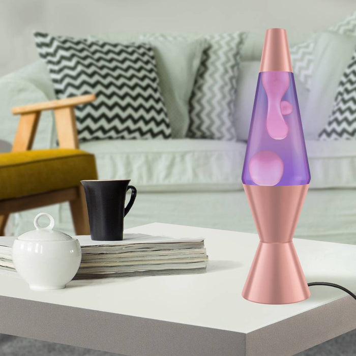 14.5" Lava Lamp Rose Gold - LAVA