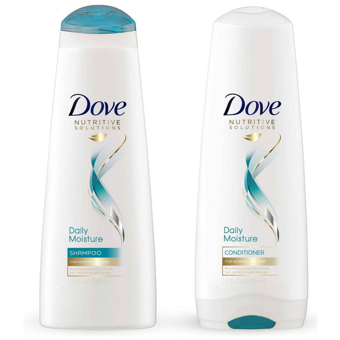 Dove Beauty Daily Moisture Shampoo & Conditioner Twin Pack - 24 fl oz