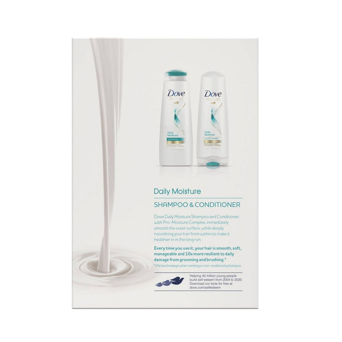 Dove Beauty Daily Moisture Shampoo & Conditioner Twin Pack - 24 fl oz