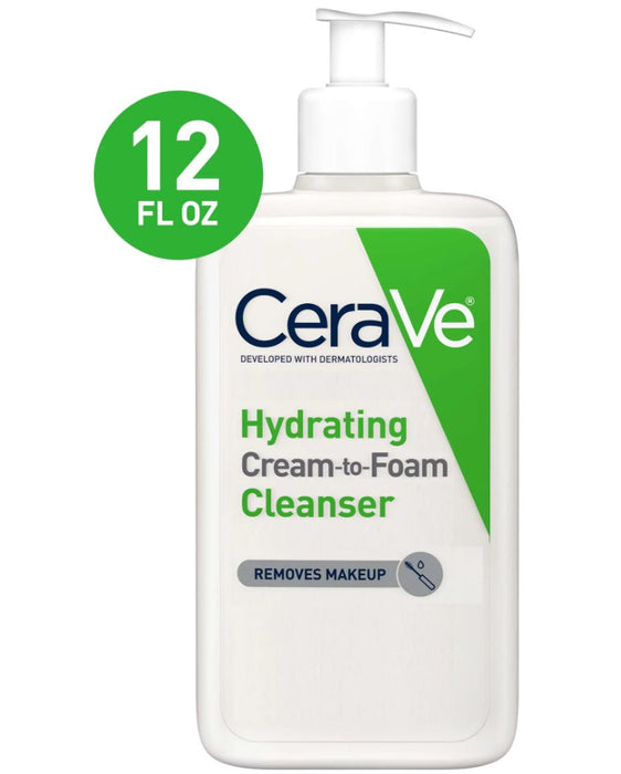 Cerave Cleanser Hydrating Cream-to-Foam 12 oz