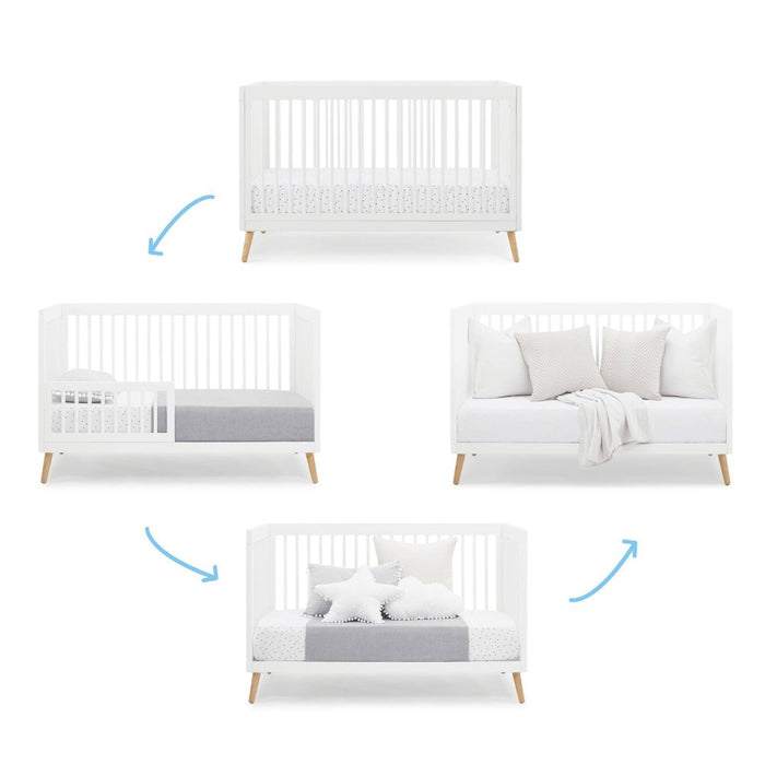Delta Children Jordan 4-in-1 Convertible Crib - Bianca White (LOCAL PICKUP ONLY)