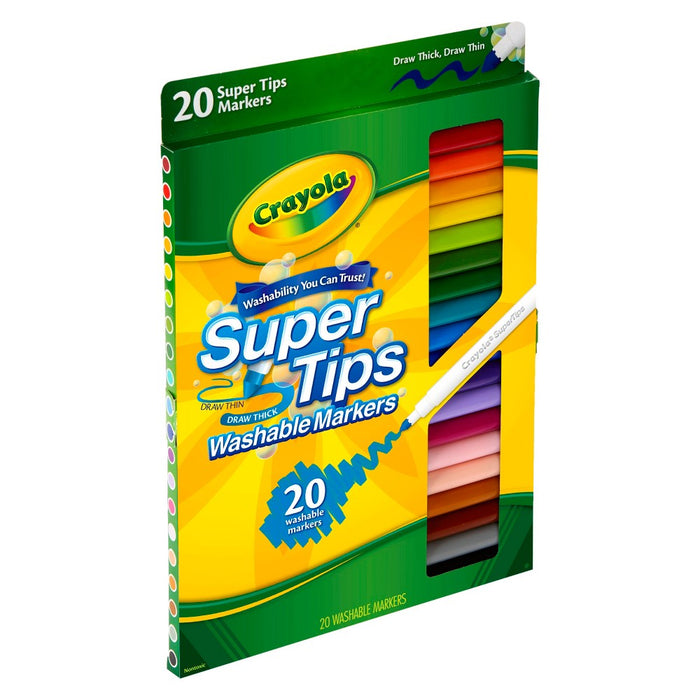 Crayola 20ct Super Tips Washable Markers