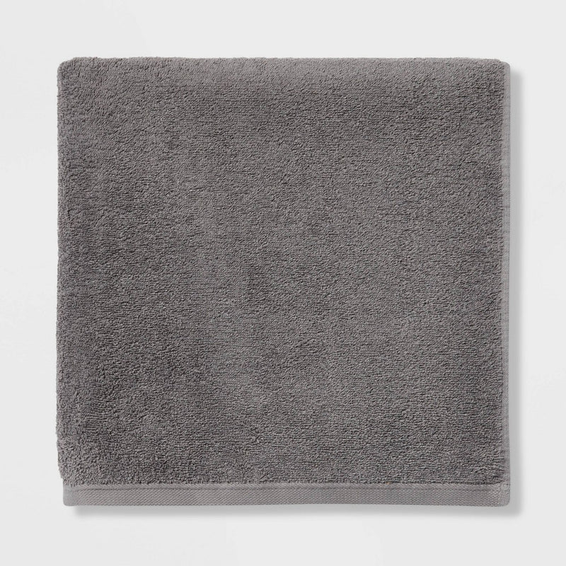 XL Everyday Bath Towel Dark Gray - Room Essentials