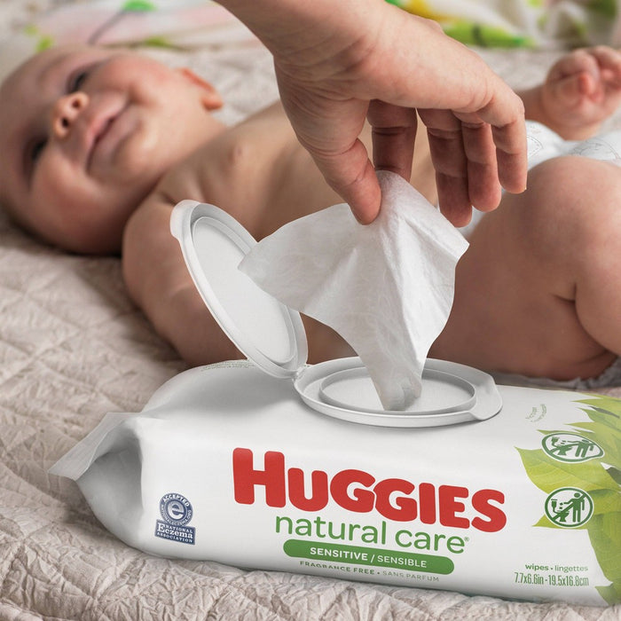 Huggies Natural Care Sensitive Unscented Baby Wipes - 560ct