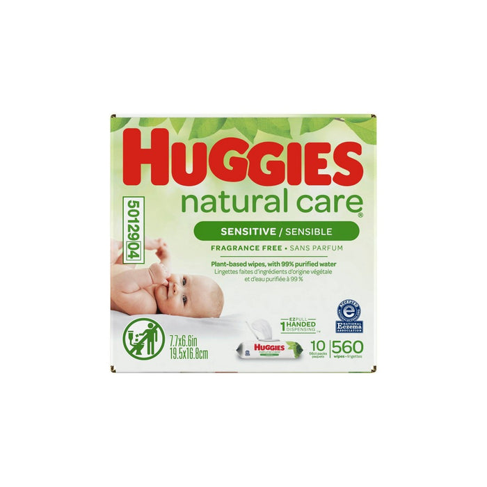 Huggies Natural Care Sensitive Unscented Baby Wipes - 560ct