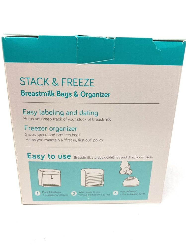 nanobebe 25 Breastmilk Storage Bags & Organizer