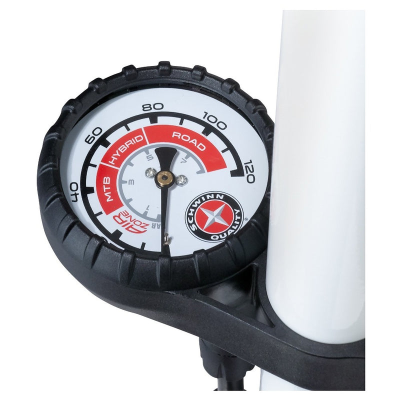 Schwinn Cyclone Plus Bike Pump - White (LOCAL PICKUP ONLY)
