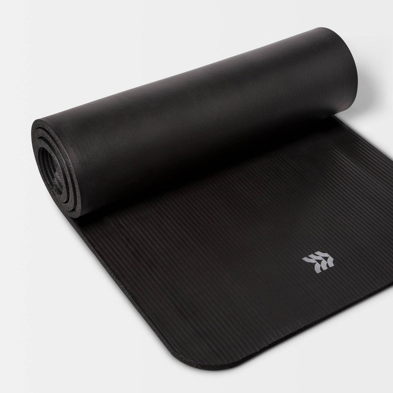 Premium Fitness Mat 15mm Black - All in Motion (LOCAL PICKUP ONLY)