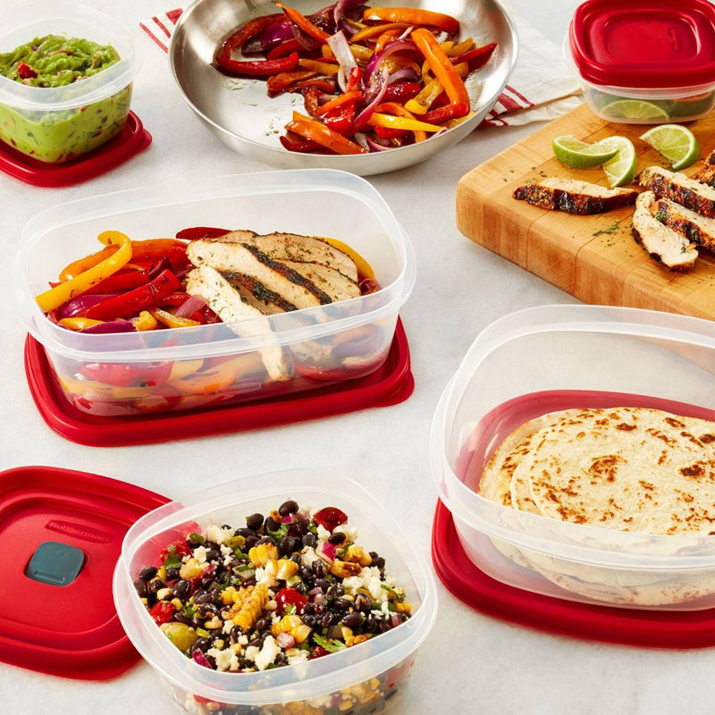Rubbermaid 6pc Food Storage Container Set (3 containers, 3 lids)