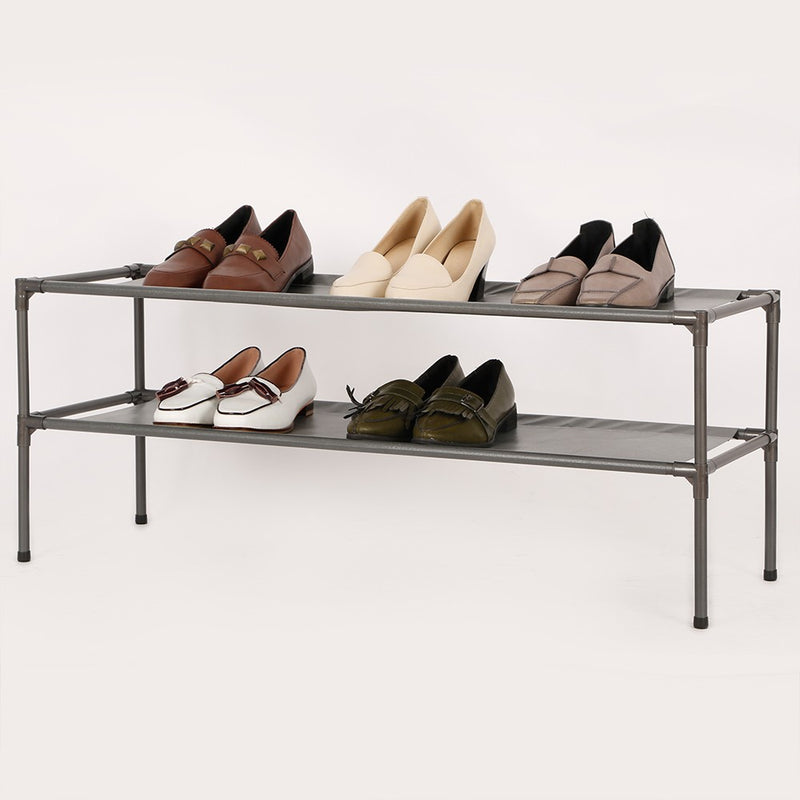 2-Tier Fabric Shoe Rack - Room Essentials (LOCAL PICKUP ONLY)