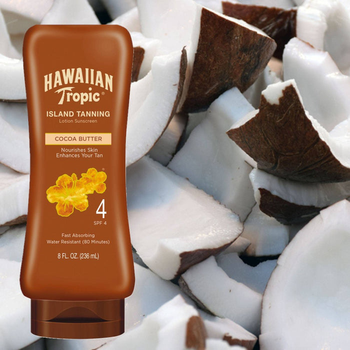 Hawaiian Tropic Dark Tanning Lotion Sunscreen - SPF 4 - 8oz