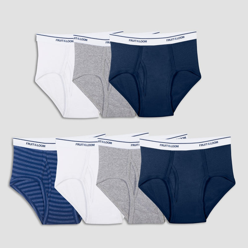 Fruit of the Loom Boys' 7pk Classic Briefs - Colors Vary L
