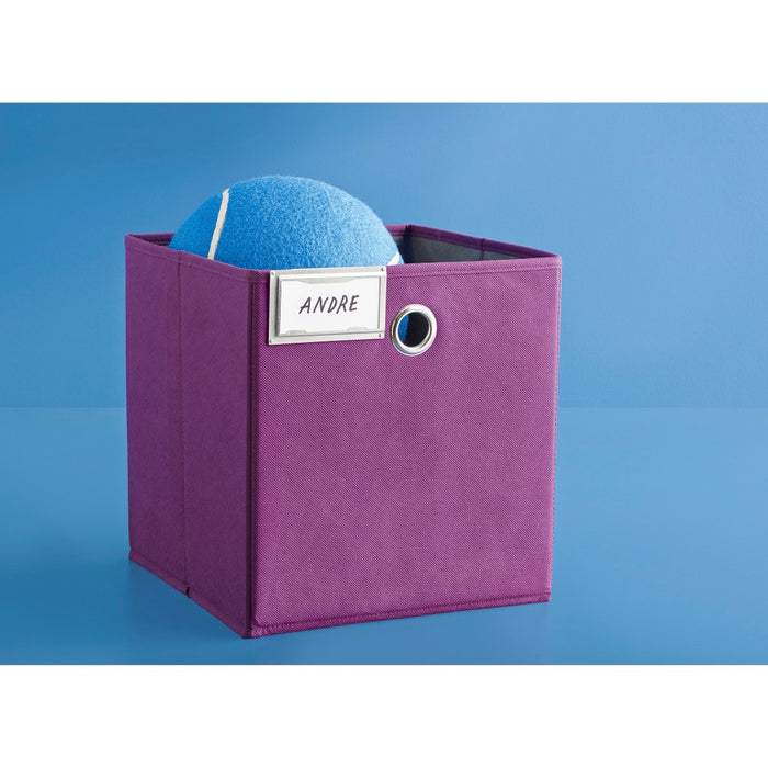 3pk Metal Bin Labels Nickel - Room Essentials