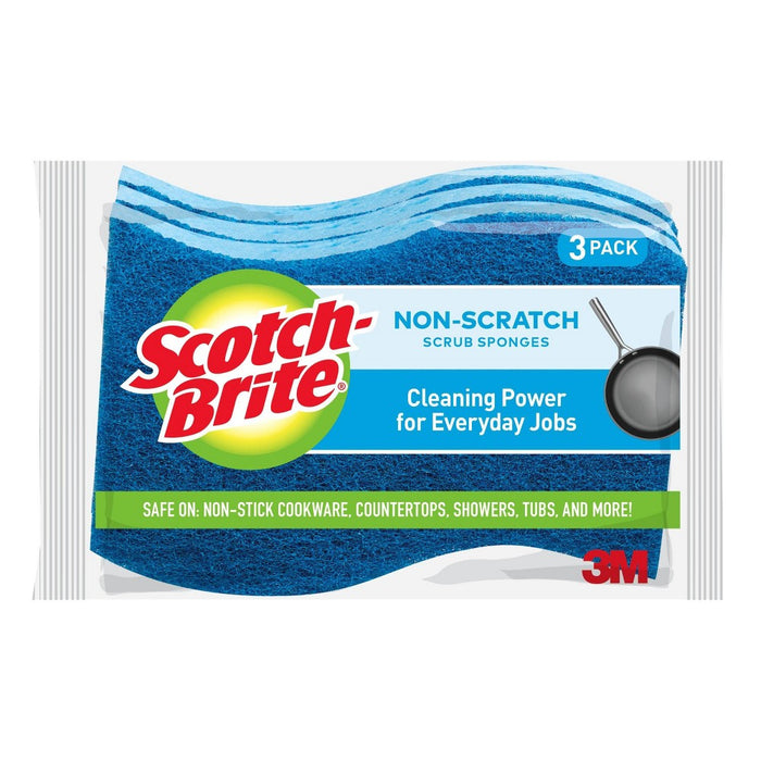 Scotch-Brite  Non-Scratch Scrub Sponge - 3pk