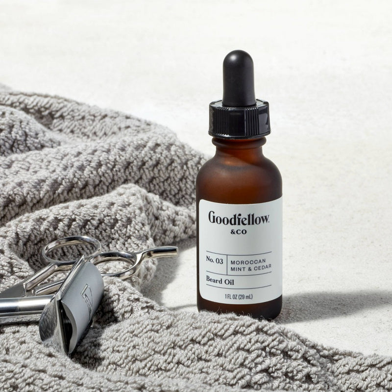 No. 03 Moroccan Mint & Cedar Beard Oil - 1 fl oz - Goodfellow & Co