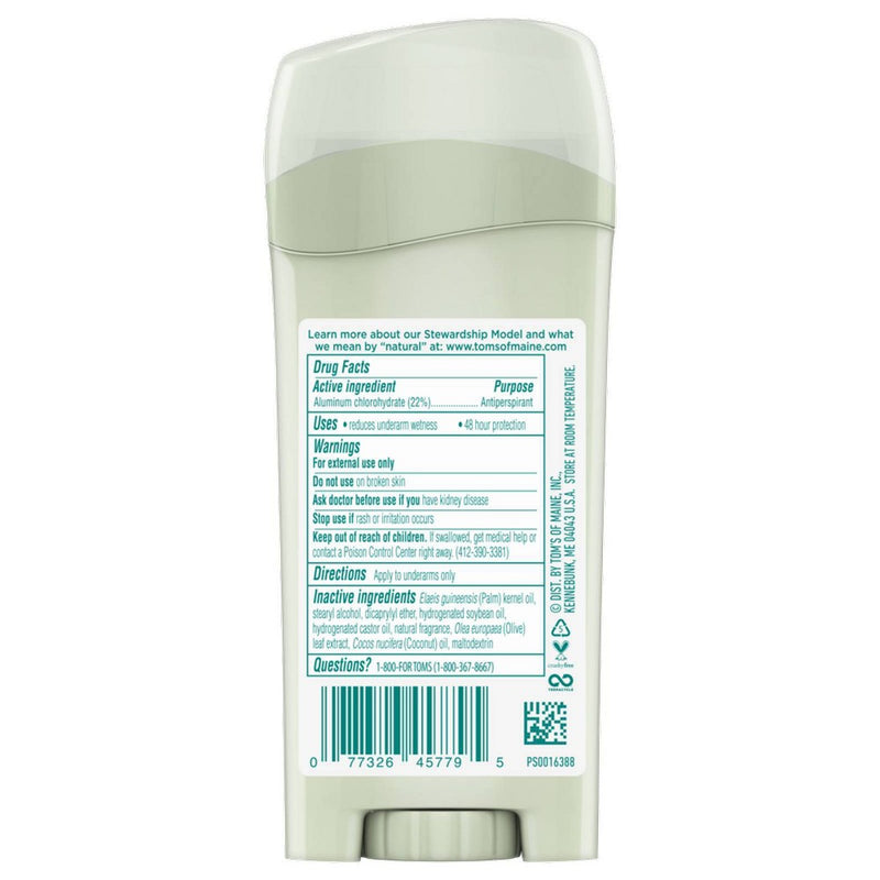 Tom's of Maine Antiperspirant Coconut Lavender - 2.25oz