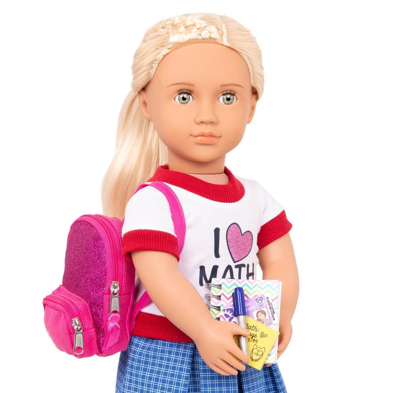 Our Generation School Bag Accessory Set for 18" Dolls - School Smarts