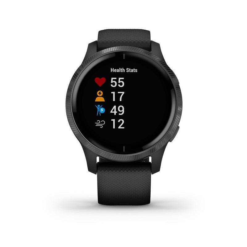 Garmin Venu Black with Slate Hardware