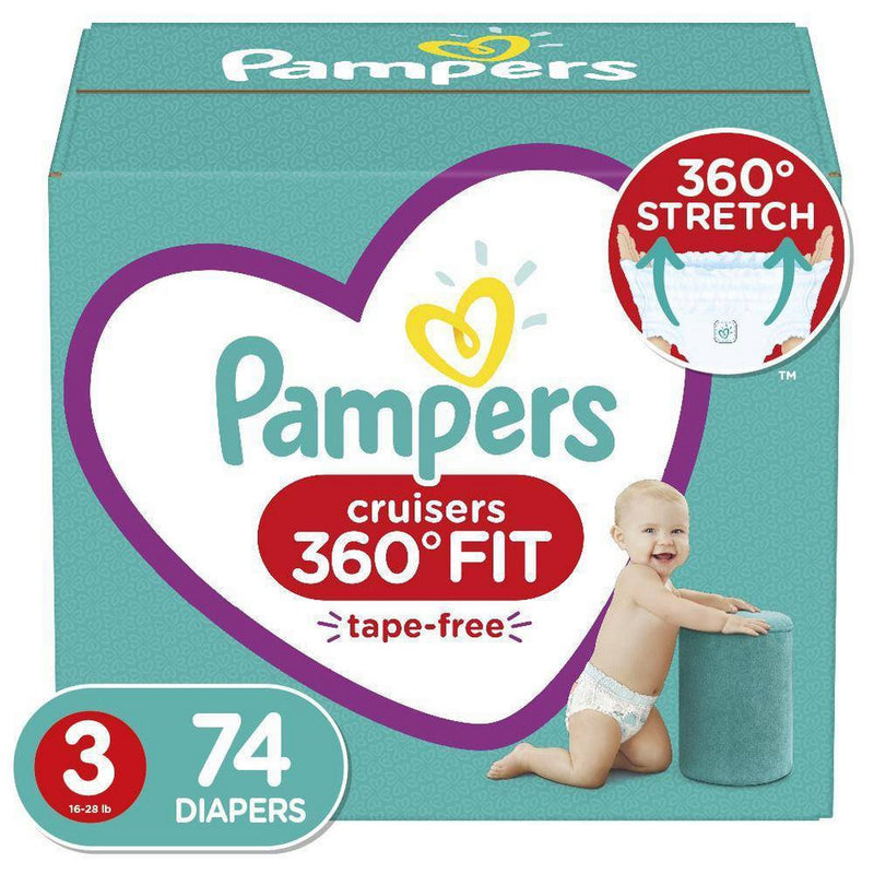 Pampers Cruisers 360 Diapers Super Pack - Size 3 - 78ct.
