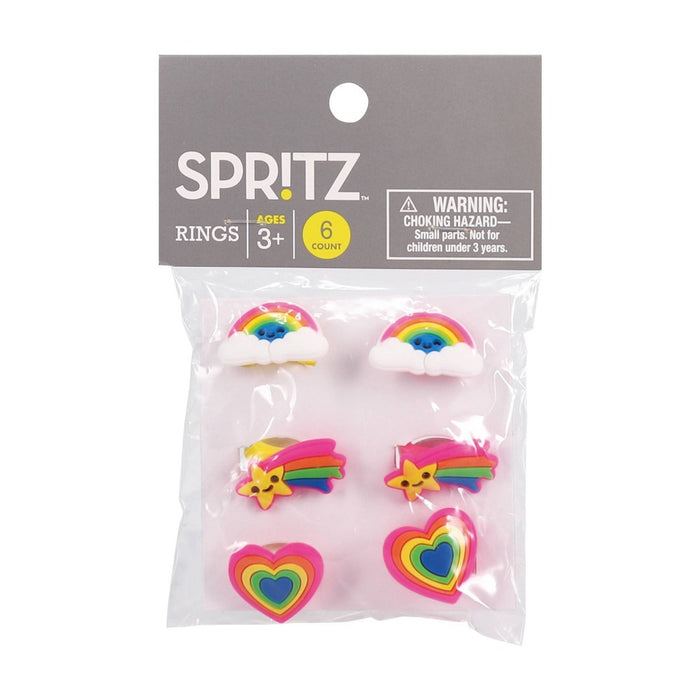 6ct Plastic Character Ring - Spritz