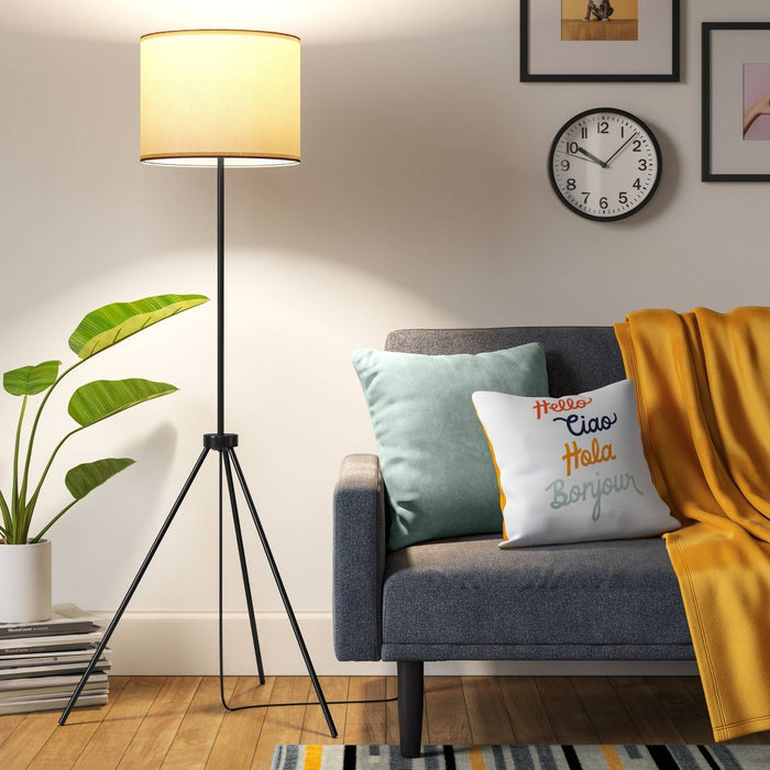 Tripod Floor Lamp Black - Room Essentials (LOCAL PICKUP ONLY)