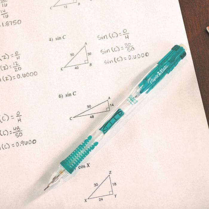 Paper Mate 3pk #2 Mechanical Pencils with Lead/Eraser Refill ClearPoint Color Barrels .7mm
