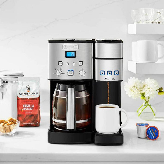 Cuisinart Coffee Center 12 Cup Coffeemaker and Single-Serve Brewer - Stainless Steel - SS-15TGP1