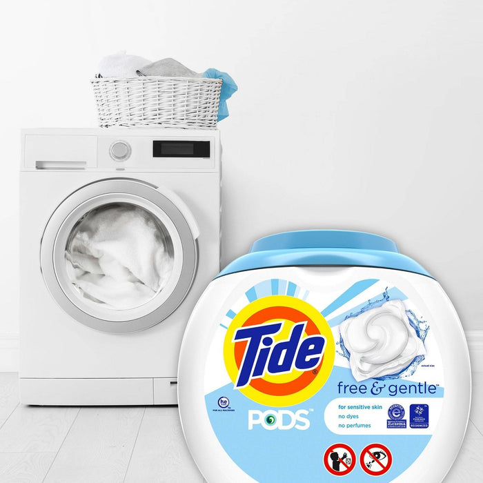 Tide Pods Laundry Detergent Pacs Free & Gentle - 81ct