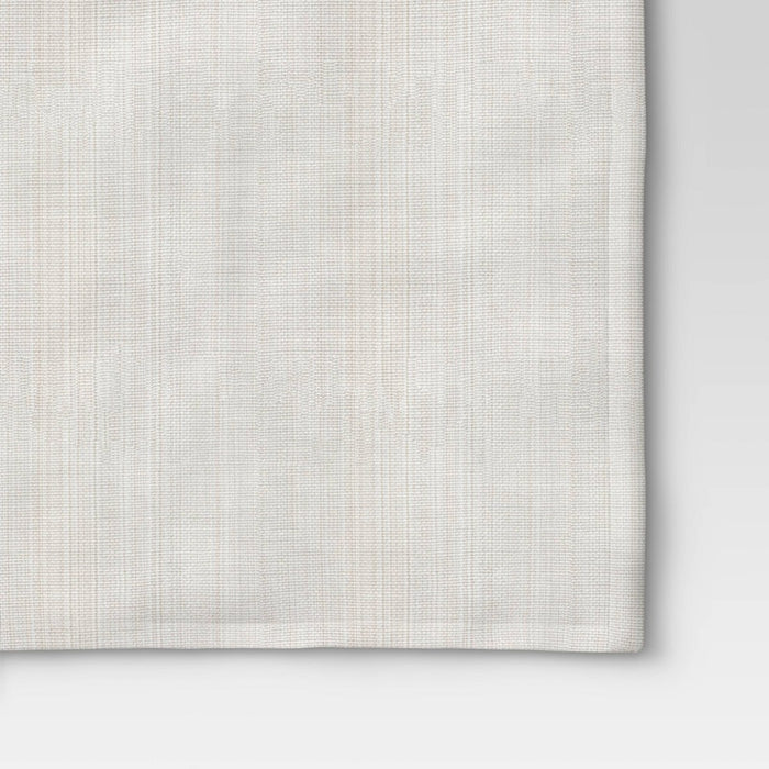 108" x 14" Cotton Solid Table Runner White - Threshold