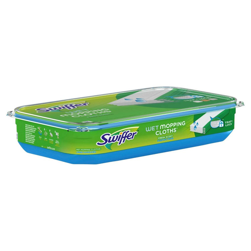 Swiffer Wet Mopping Cloths, Fresh Scent - 12ct