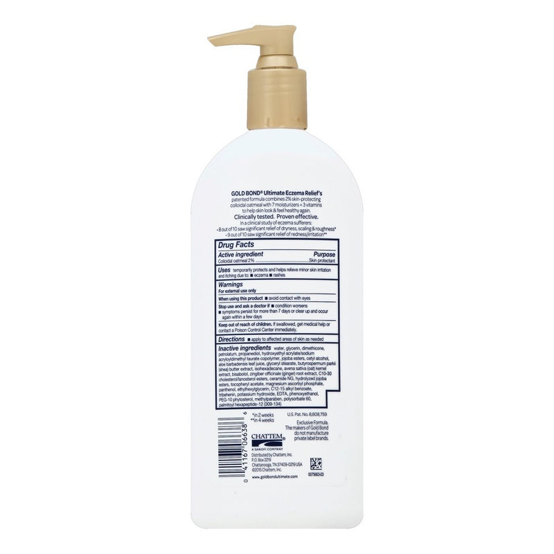 Unscented Gold Bond Eczema Hand and Body Lotions - 14 fl oz