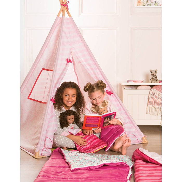 Our Generation Pink Suite Camping Play Tent for Dolls & Kids'