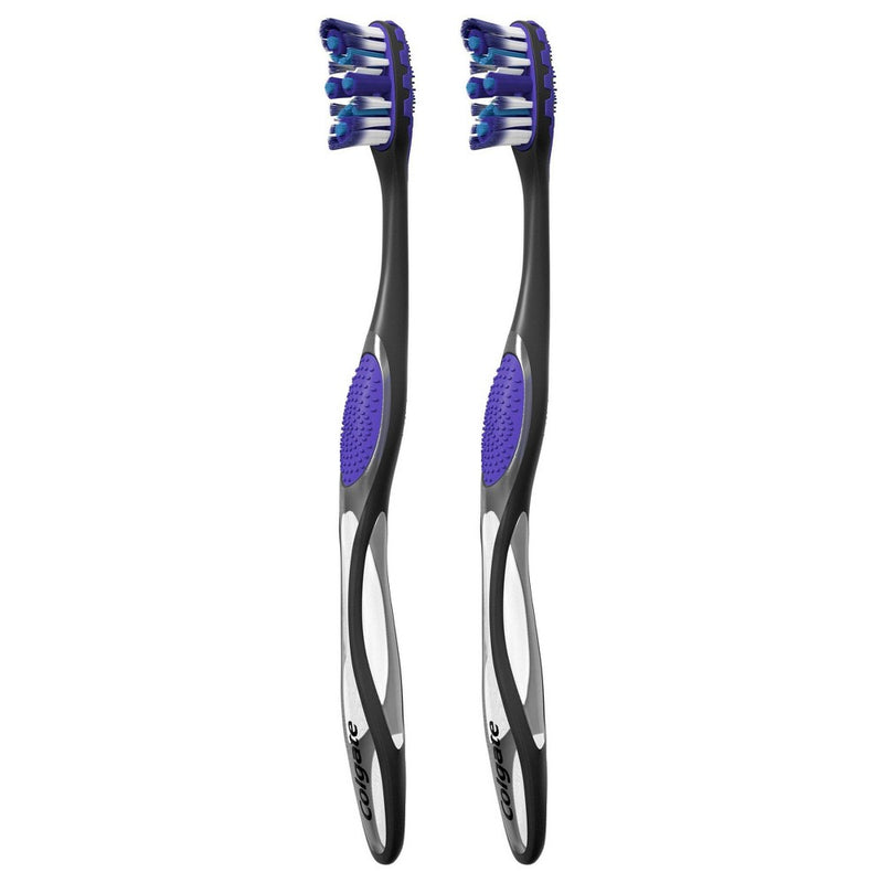 Colgate 360 Total Advanced Floss-Tip Bristles Toothbrush - Medium - 2ct