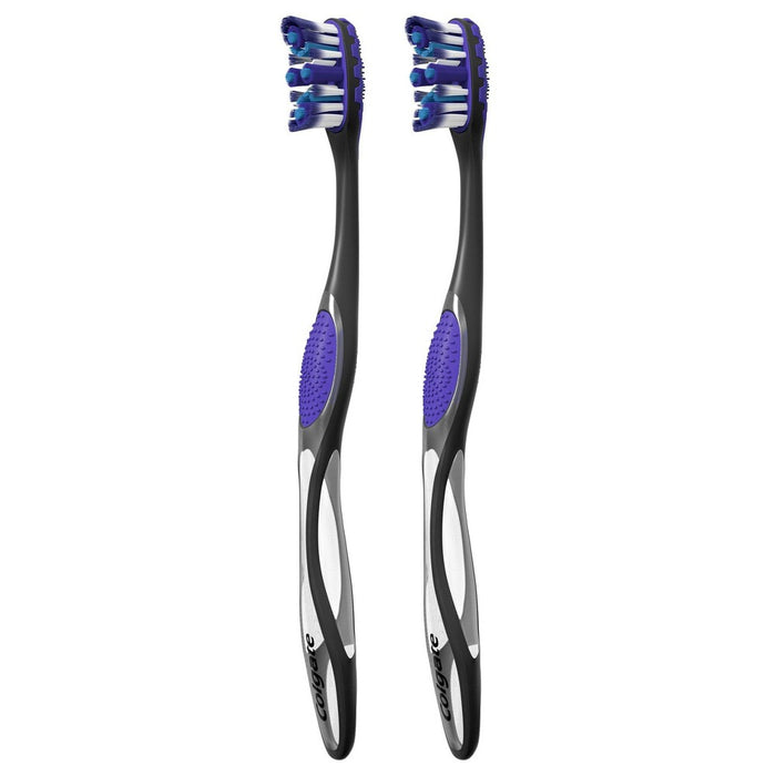 Colgate 360 Total Advanced Floss-Tip Bristles Toothbrush - Medium - 2ct