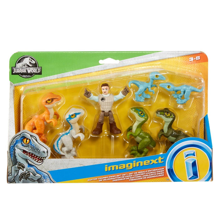 Fisher-Price Imaginext Jurassic World Raptor Trainer Owen Set