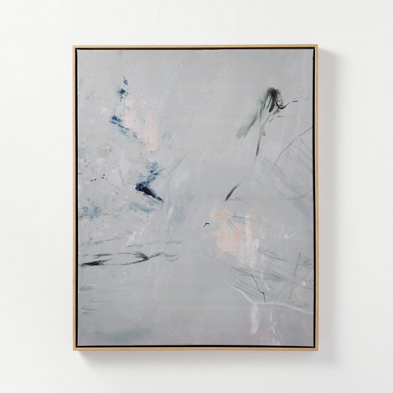 24" x 30" Natural Abstract Markings Framed Wall Art - Threshold designed with Studio McGee (LOCAL PICKUP ONLY)