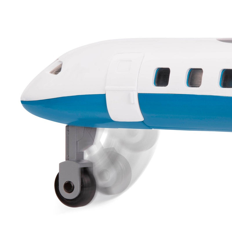 DRIVEN - Airport Playset with Toy Airplane (32pc) - Micro Series