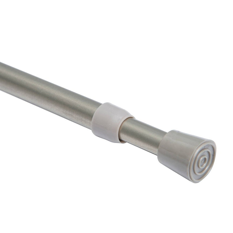 28"-48" Round Spring Tension Curtain Rod Nickel - Room Essentials (LOCAL PICKUP ONLY)