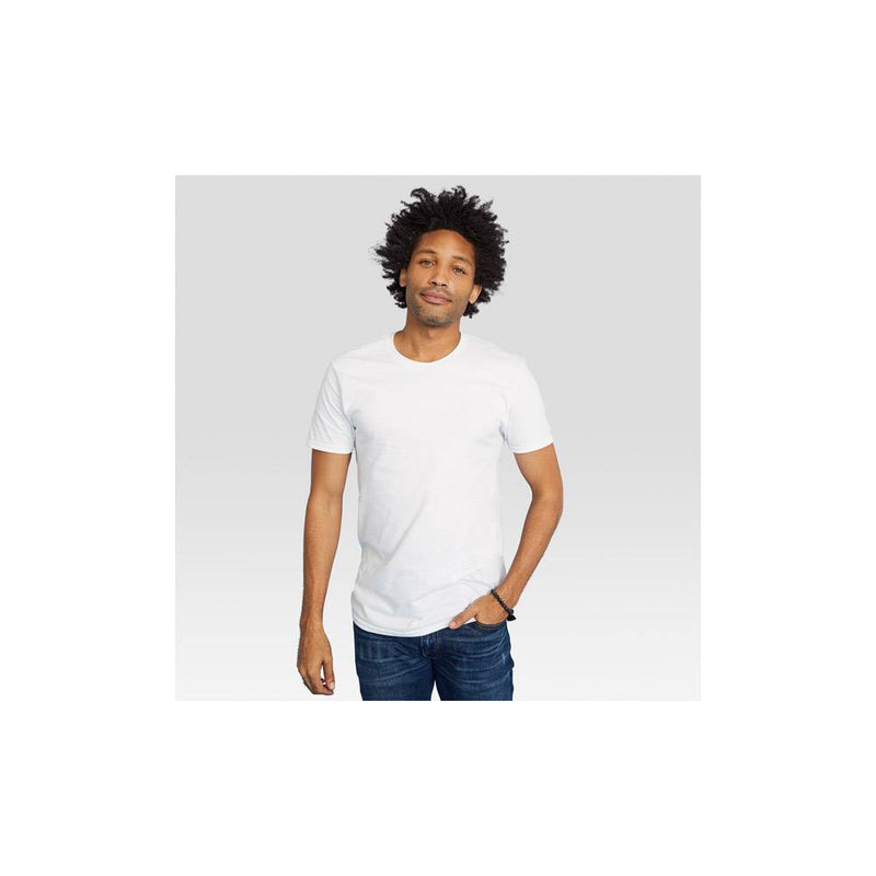 Hanes Men's 5pk Crew Neck T-Shirt With Fresh IQ - XXL- White
