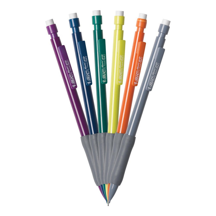 BIC #2 Mechanical Pencils, 0.7mm, 6ct - Multicolor