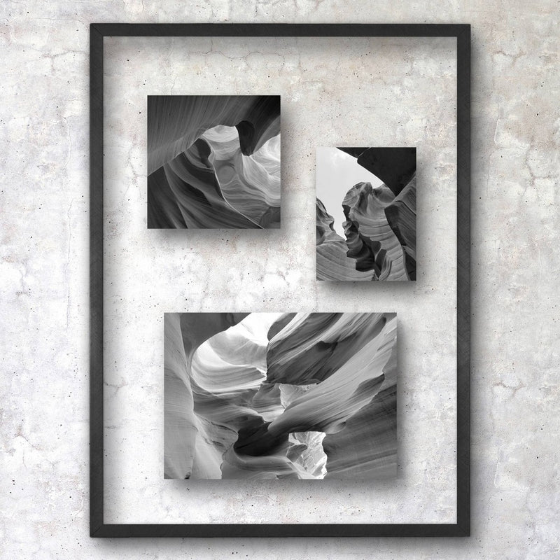 11" x 15" Float Thin Metal Gallery Frame Black - Project 62