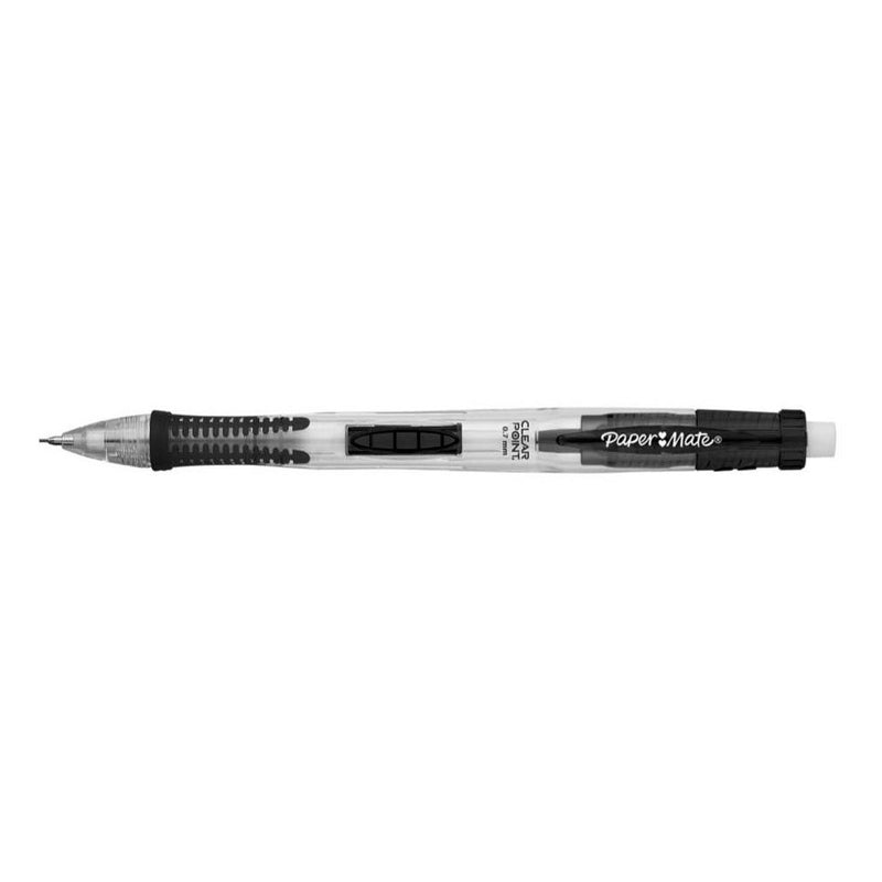 3pk #2 Mechanical Pencils with Lead/Eraser Refill ClearPoint Black Barrels .7mm - PaperMate