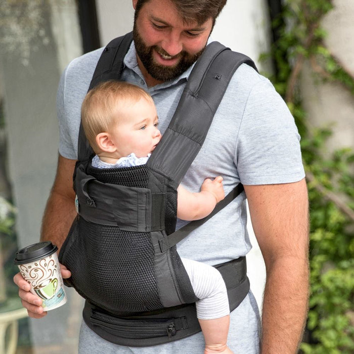 Blooming Bath AirPod Baby Carrier with insert - Black