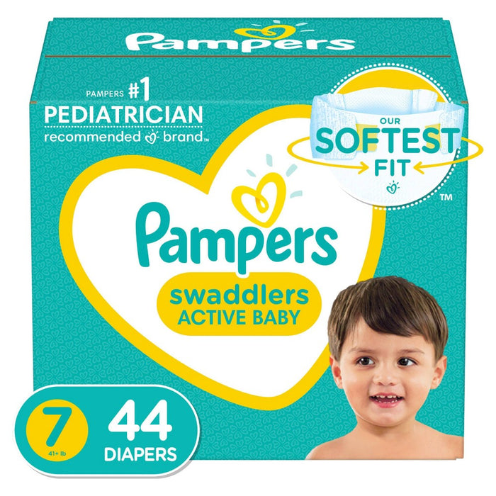 Pampers Swaddlers Diapers Super Pack - Size 7 - 44ct