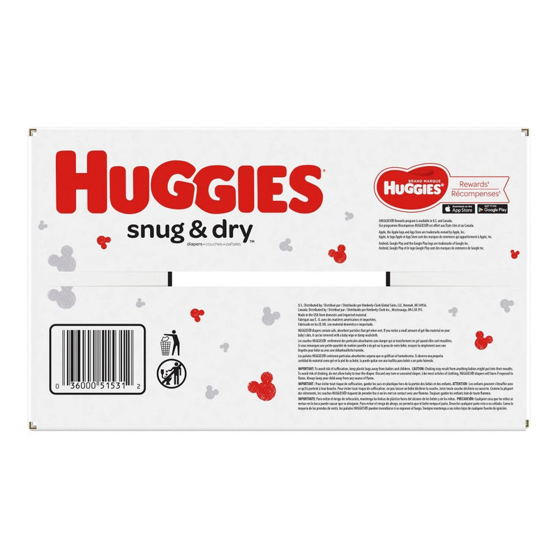 Huggies Snug & Dry Baby Disposable Diapers Super Pack - Size 2 - 112ct