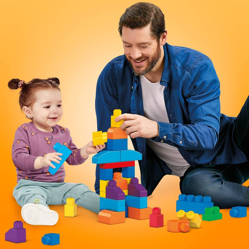 Mega Bloks First Builders Big Building Bag - Classic 80pc